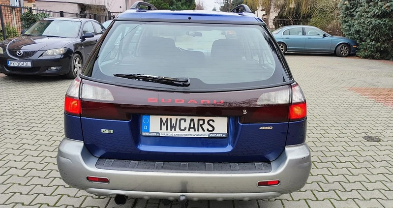 Subaru Outback cena 15900 przebieg: 184056, rok produkcji 2002 z Kalisz małe 172